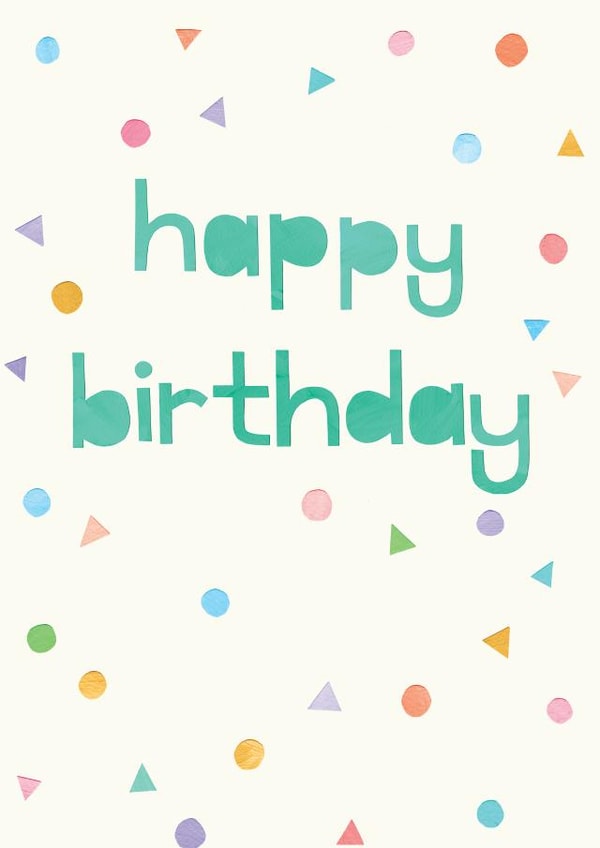 Pastel happy birthday card created by Eden Fay