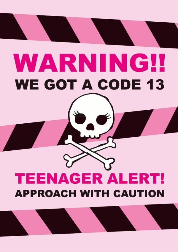 13 13th Birthday Card 10504 created by Rulu