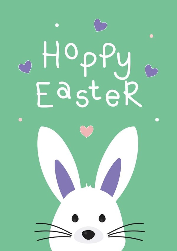 hoppy happy easter Easter Card 17345 created by Holly Tillier