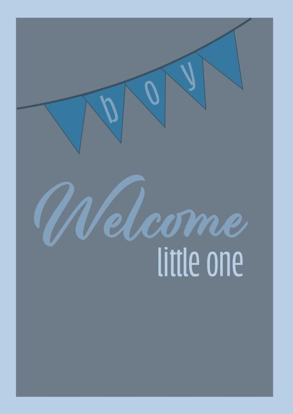 welcome congrats New Baby Card 10015 created by Maria McGregor
