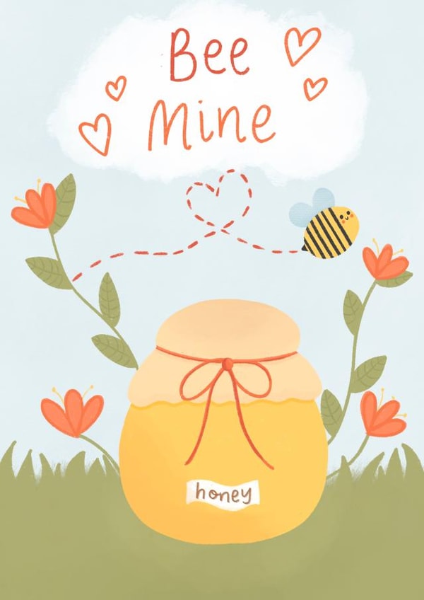 be mine honey Valentines Day Card 21209 created by FluffyBee