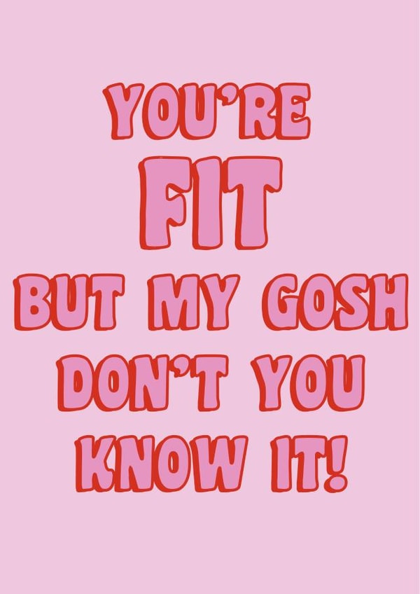 galentines day you're fit Valentines Day Card 41125 created by Courtney Simon