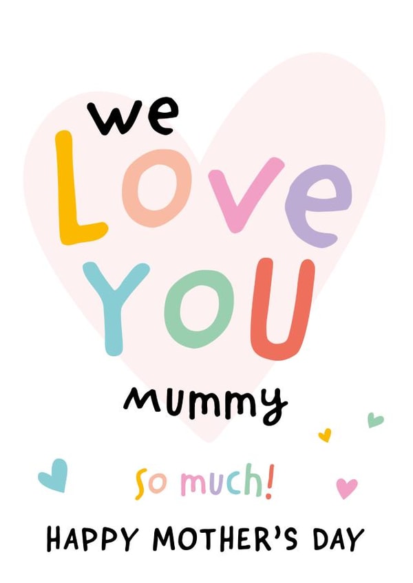 We love you Mummy Mother's Day Card created by Macie Dot Doodles