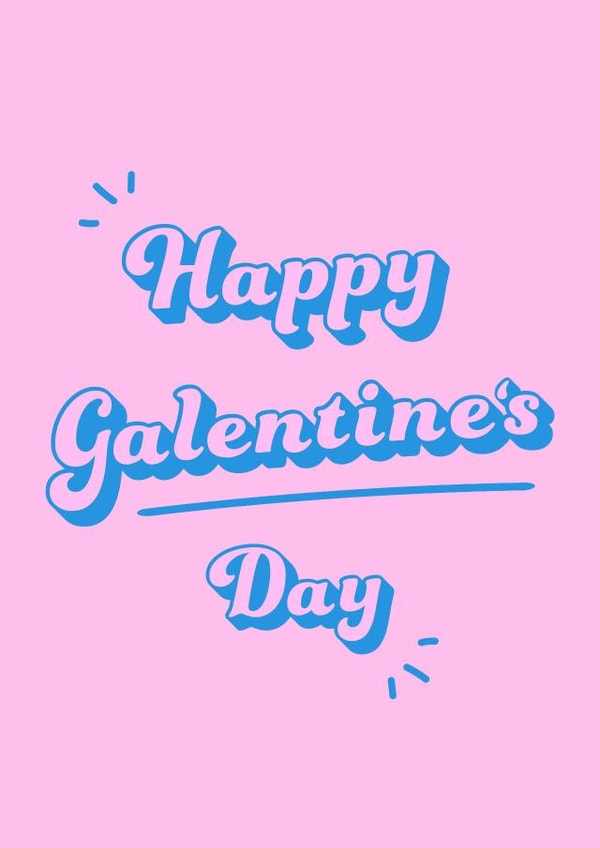 Galentine Girl friend Love & Friendship Card 16326 created by YOB & YAG