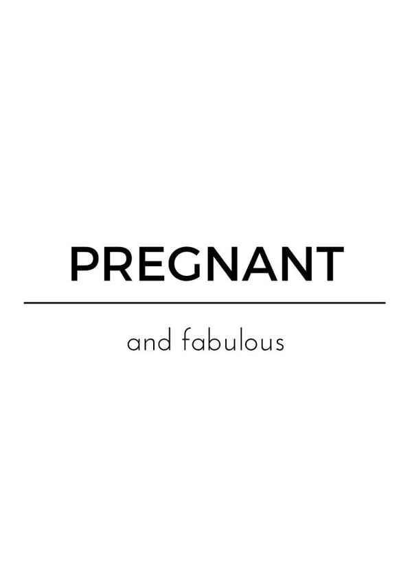 Pregnant and New Baby Card 10411 created by Hello Wellness