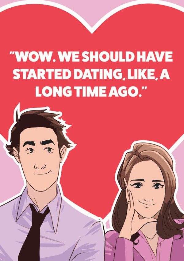 jim pam Valentines Day Card 46908 created by Wicks Design