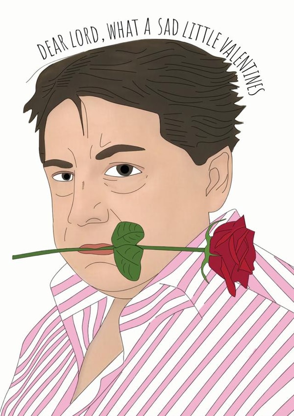 come dine with me sad little life Valentines Day Card 44510 created by Meme Girls Designs