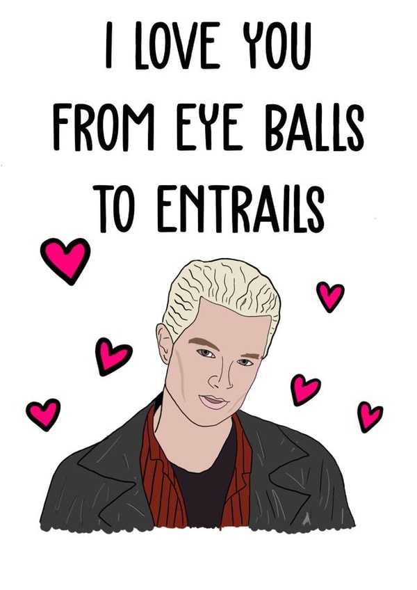 spike buffy Valentines Day Card 18291 created by Sassybat Designs