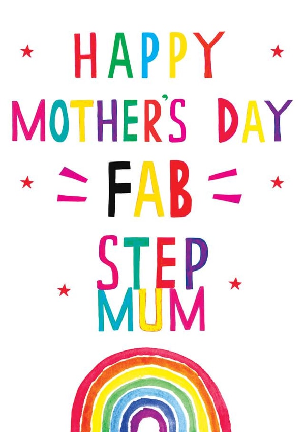 fab rainbow Mothers Day Card 17744 created by Earlybird