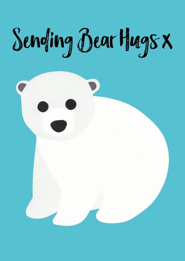 sending bear hugs sending hugs Card 32953 created by Chameleon and Co