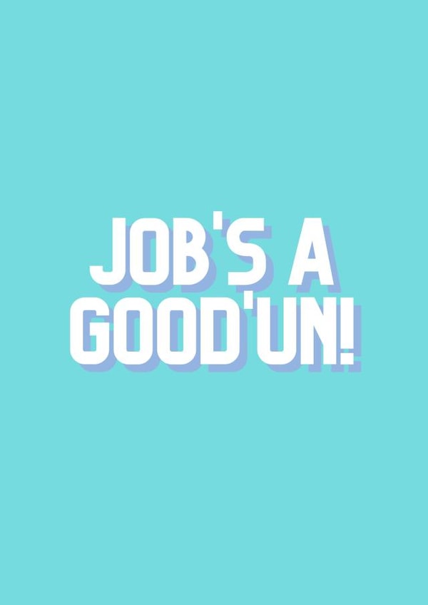 job career New Job Card 12291 created by A lovely thought