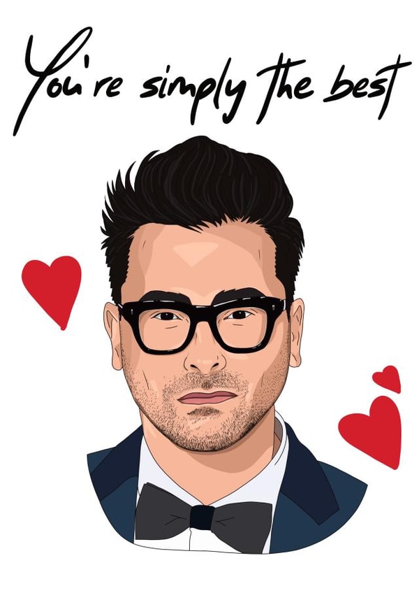 david rose schitts creek Valentines Day Card 21242 created by Liam Paul