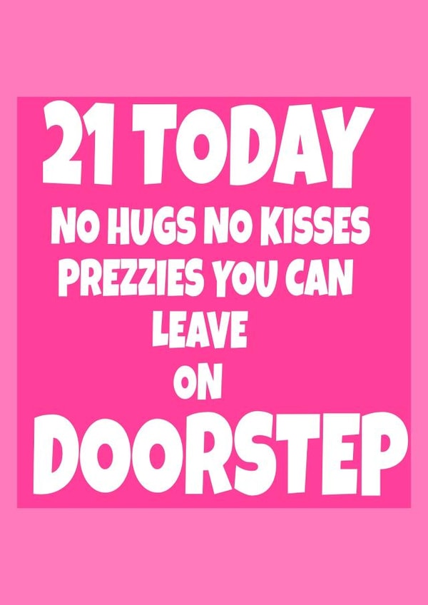 21 today Birthday Card 13544 created by RASAR 