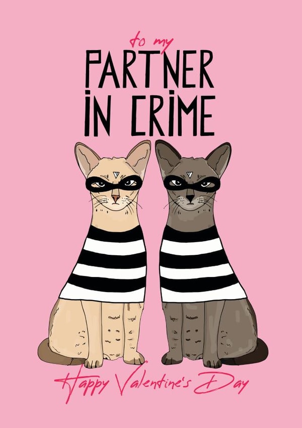 cat love Valentines Day Card 16733 created by Pearl Ivy