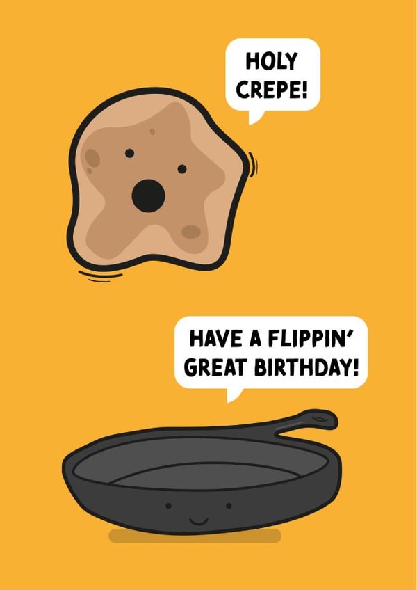 Holy Crepe Birthday Card created by Cards from Designers