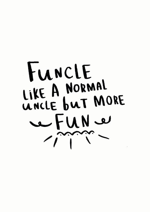 Uncle Fucncle Birthday Card 14675 created by Ellie Ellie