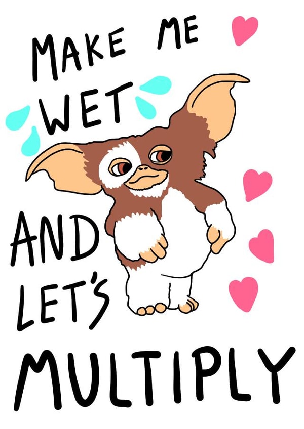 gizmo gremlins Card 43743 created by Swazzdraws