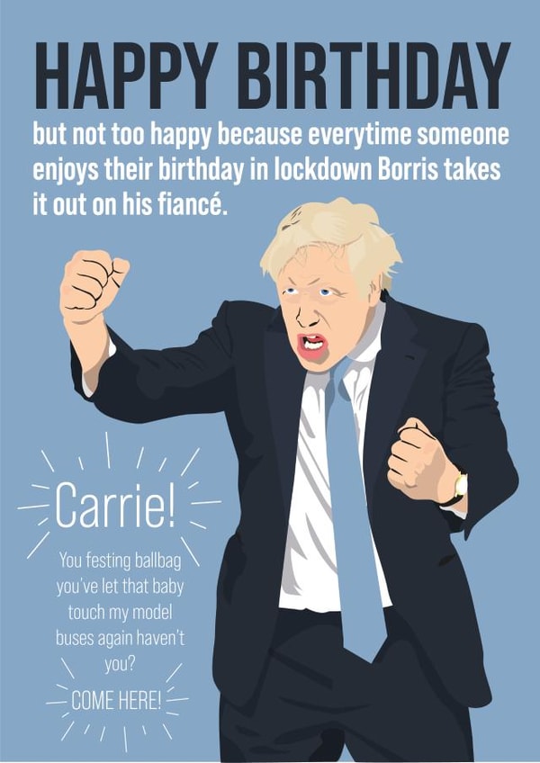 Borris Borris Johnson Card 45860 created by Rooney Mangumpory