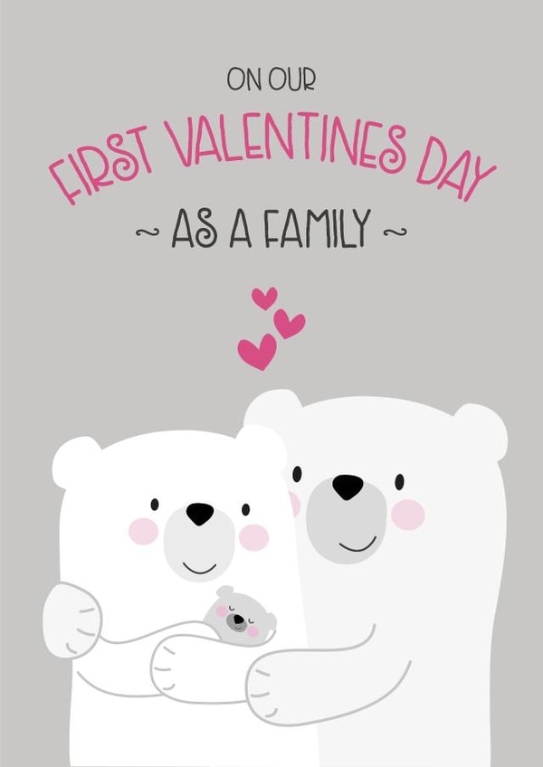 first family Valentines Day Card 3916 created by Wink Design - Michelle Roberts