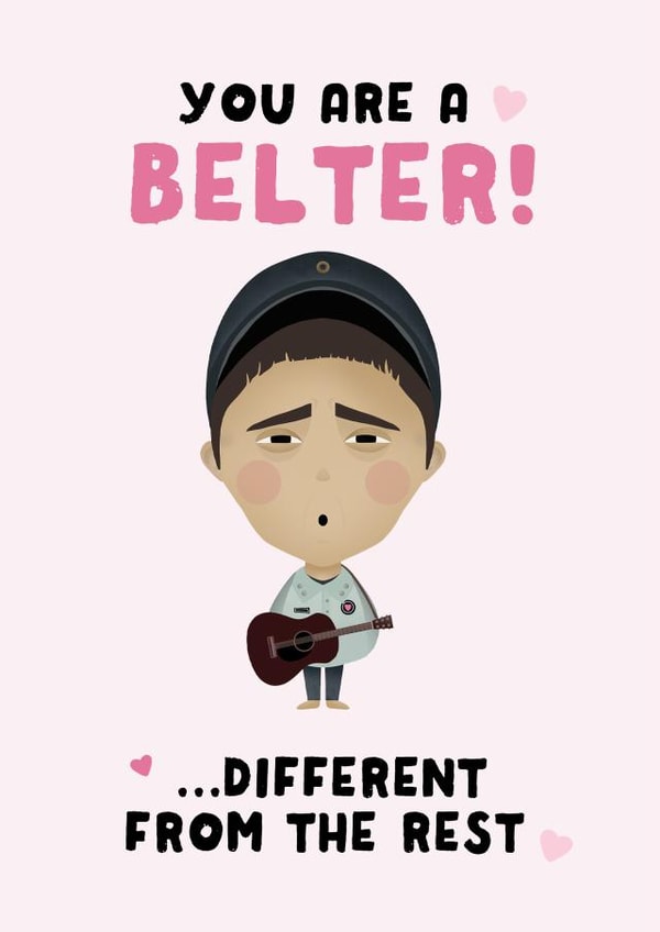 Gerry Cinnamon Valentine's Day Card created by Courtney