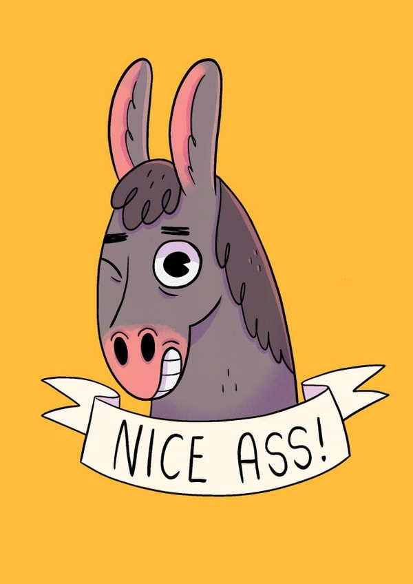 funny pun Valentines Day Card 29573 created by Ruthycomics