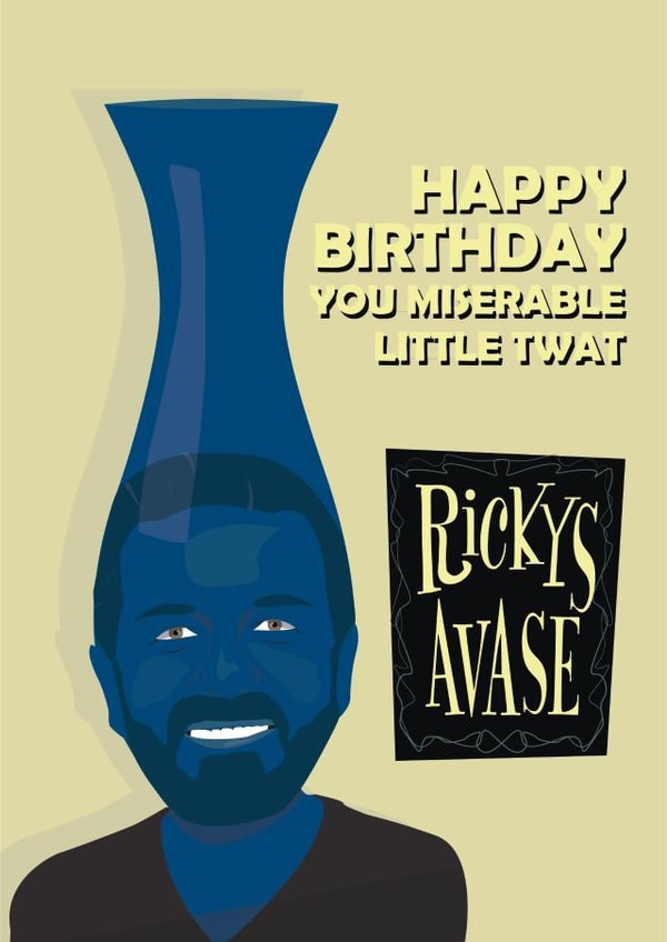 Ricky Gervais Karl Pilkington Card 45861 created by Rooney Mangumpory