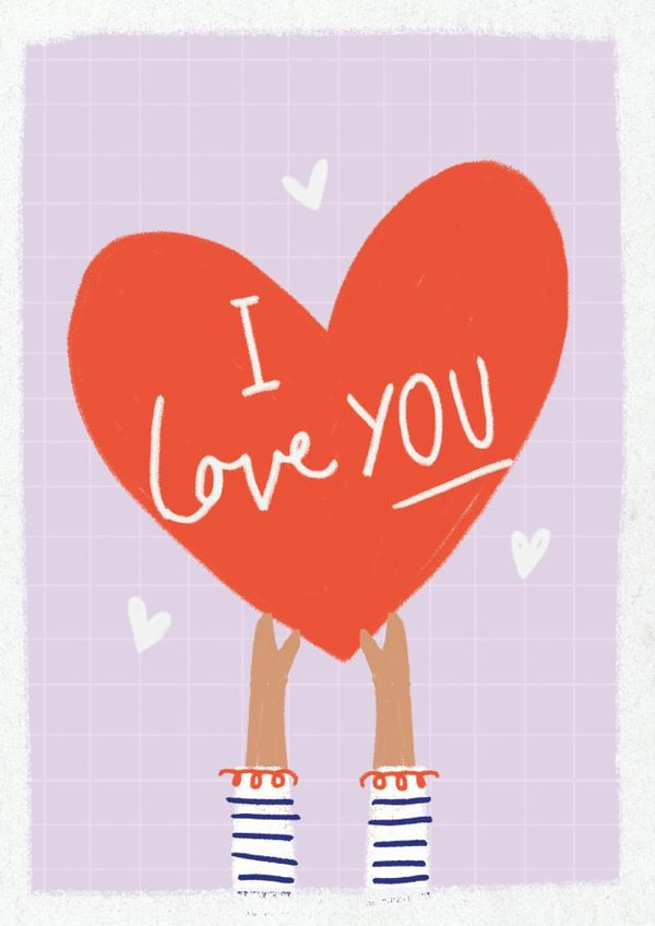 heart love Valentines Day Card 20644 created by Little Mono