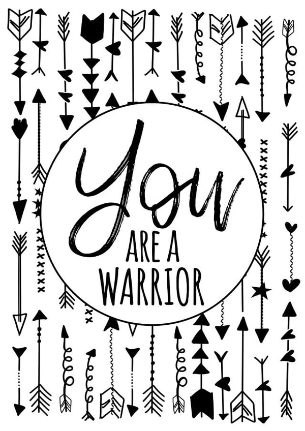 arrow warrior Send A Smile Card 16264 created by The Arty Apples Limited