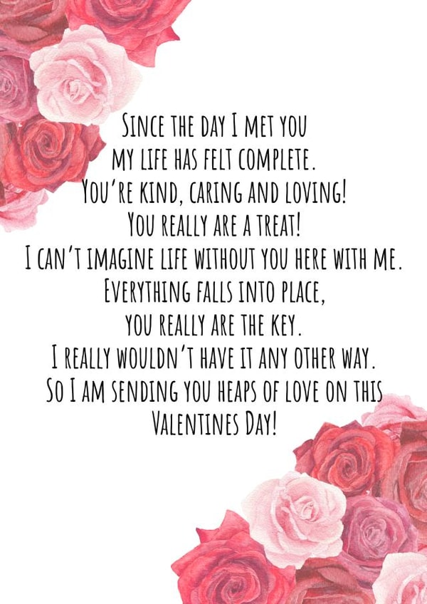 The one I love Romantic Valentines Day Card 44188 created by Ami Webster