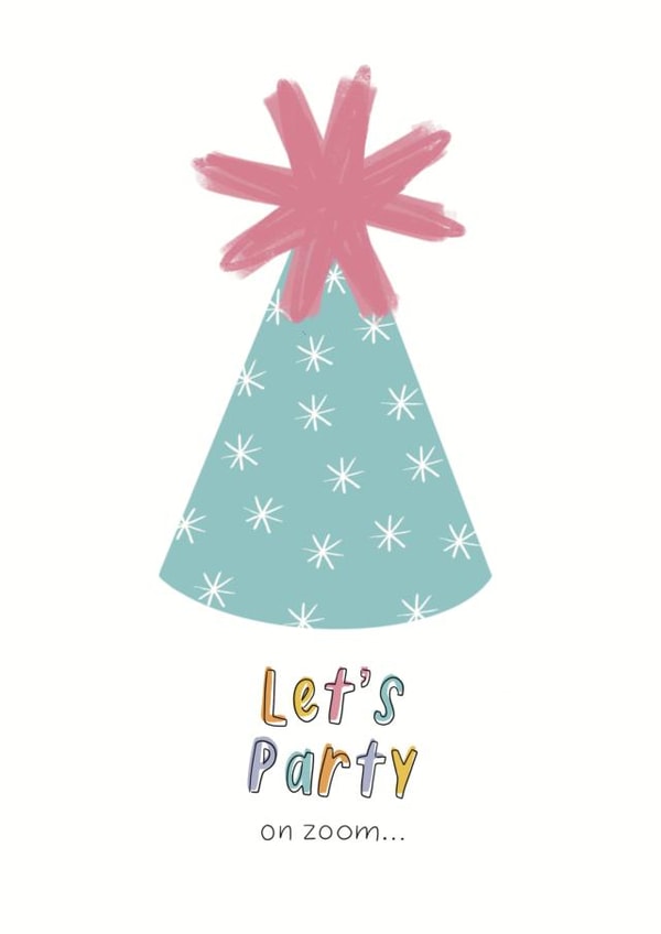 zoom party Birthday Card 47029 created by Aspyn + Elodie