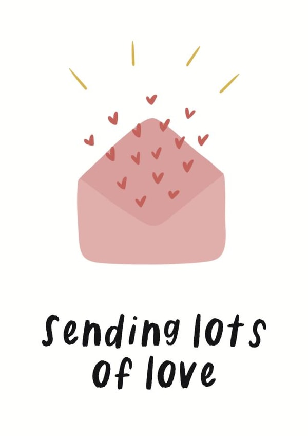 sending love Love & Friendship Card 21275 created by Aspyn + Elodie