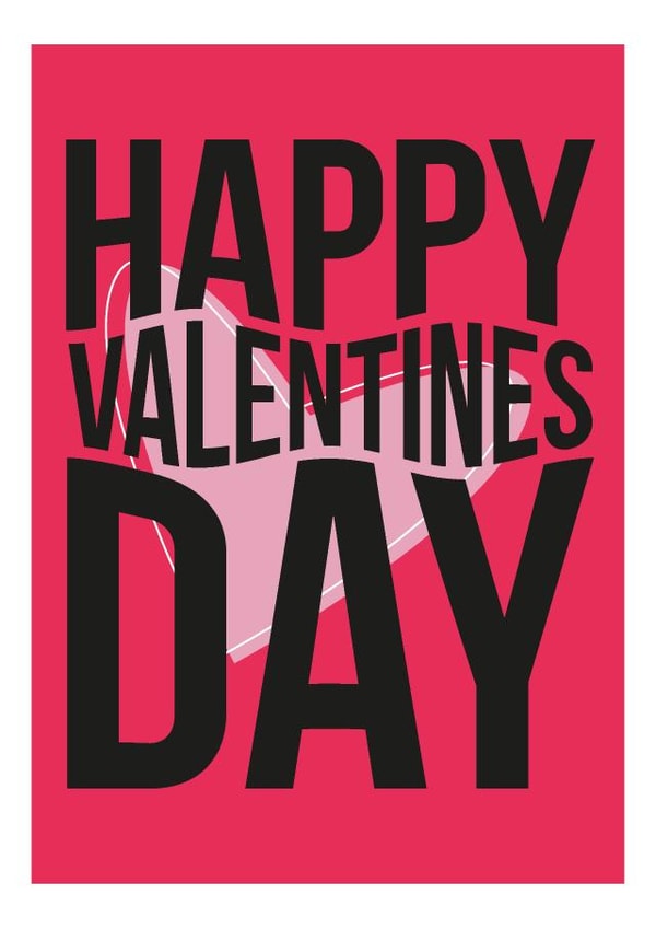 love heart Valentines Day Card 21048 created by Ruth Cole