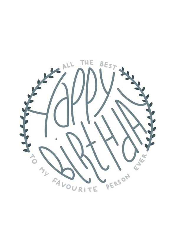 best all the best Birthday Card 46909 created by Aleksandra Piwowarska