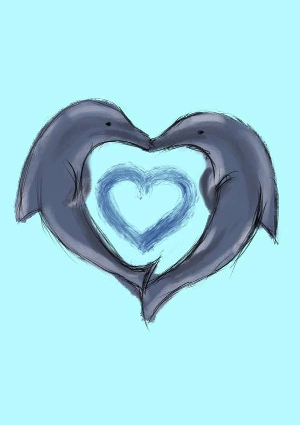 love heart Valentines Day Card 21290 created by Charlotte Oxenham