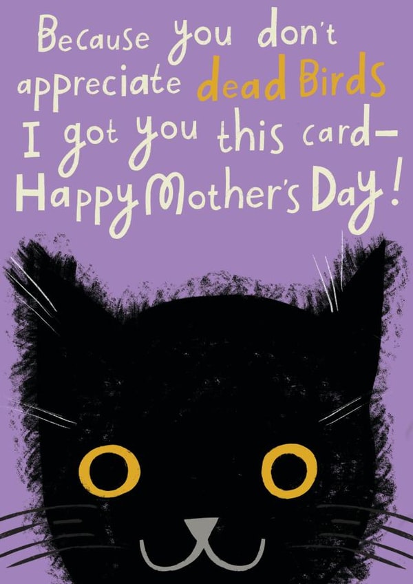 dead birds Mothers Day Card 17398 created by @AimeeStevens.Design