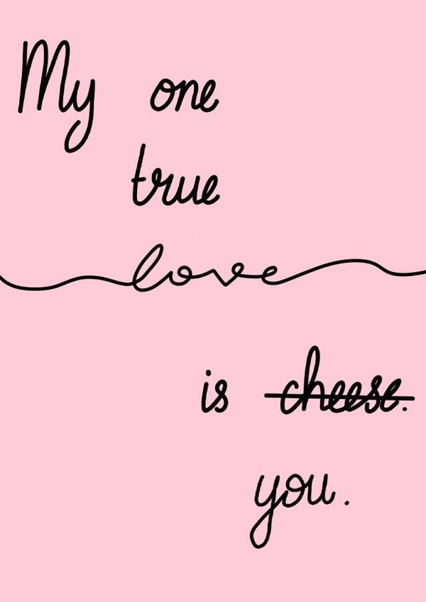 Cheese Love Valentines Day Card 36274 created by DawnOfTheDom