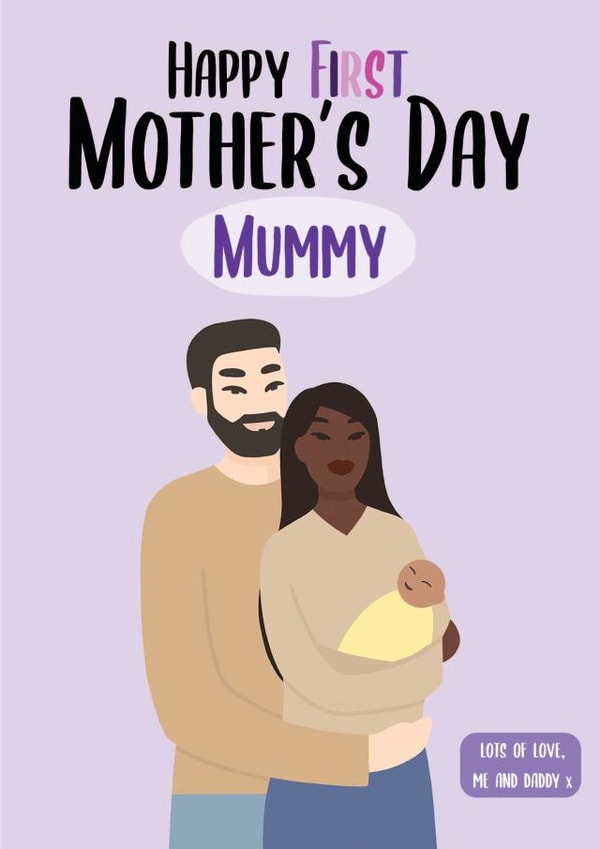 baby mama Mothers Day Card 15719 created by InclusiviTwee