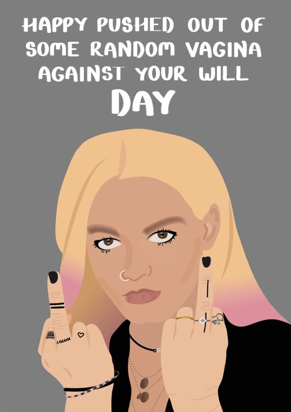 Maeve Wiley Sex Ed Birthday Card created by gv-graphics