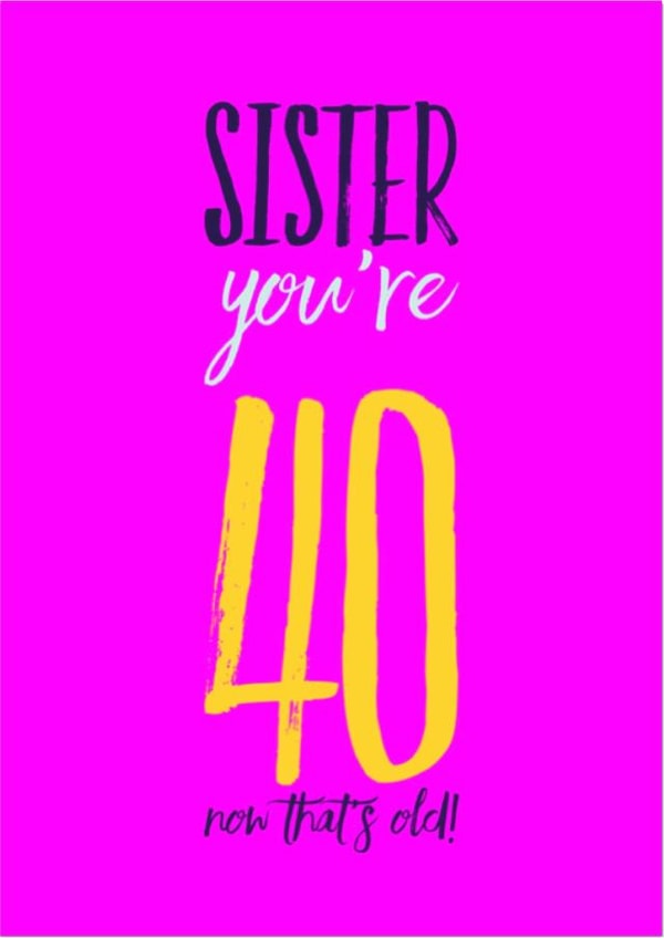Sister you're Birthday Card 12591 created by CreatedbyMe Sean
