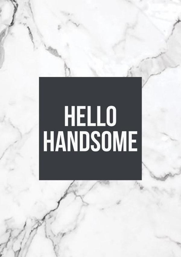 marble hello Valentines Day Card 47060 created by E & K Designs 