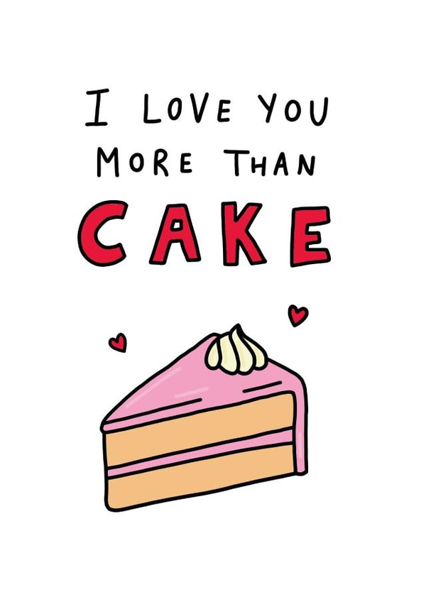 i love Valentines Day Card 15663 created by Hannah Can't Draw