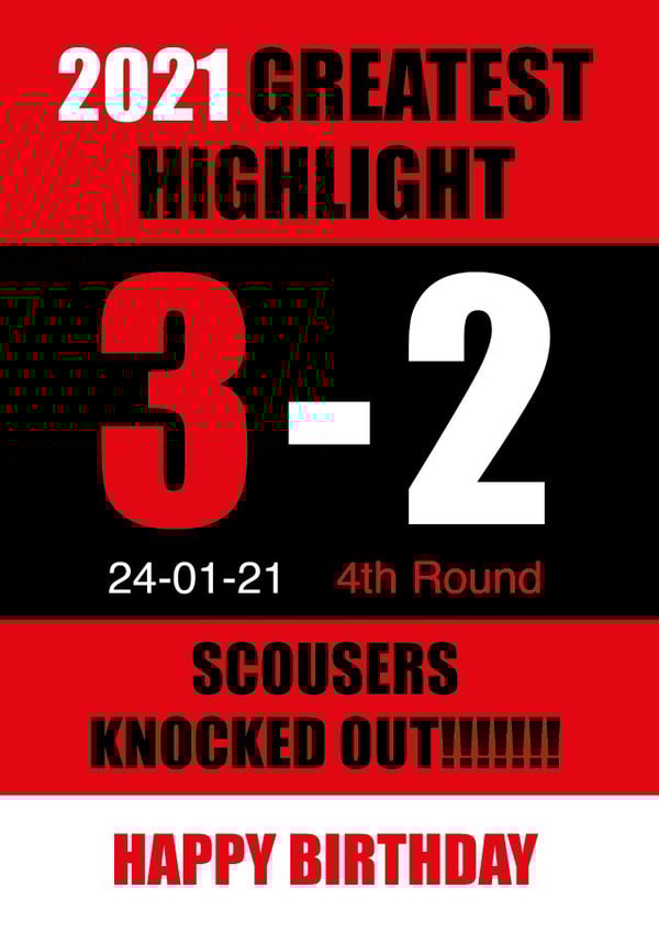 manchester football Birthday Card 32030 created by Fantastical Cards