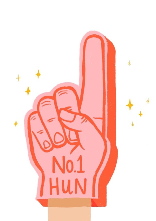 hun bestfriend Valentines Day Card 21298 created by Lily O'Neill