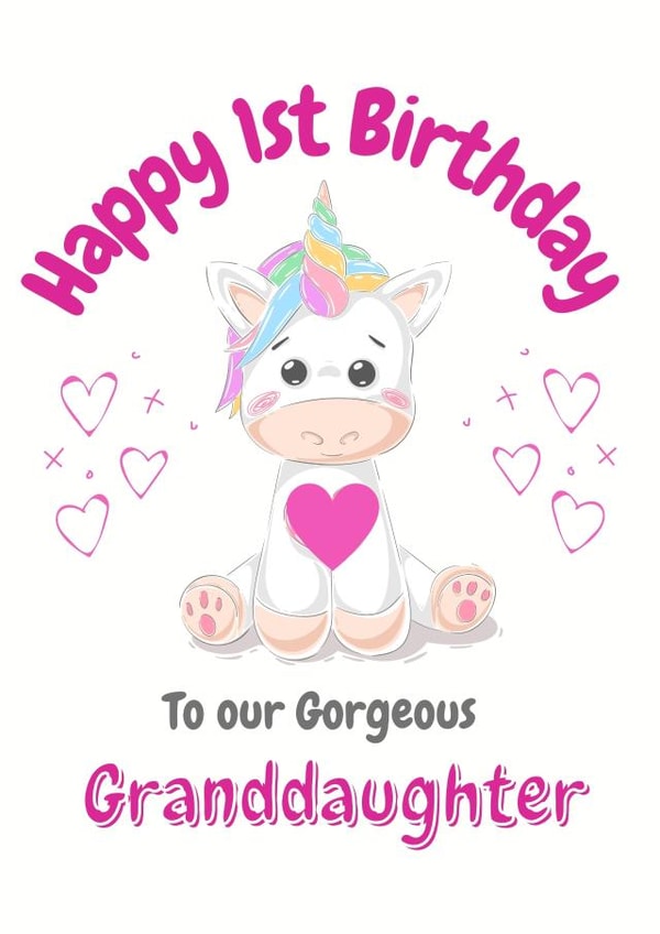 1st first Birthday Card 21300 created by Rachel Elizabeth Designs