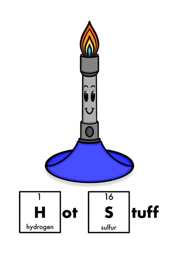 Hot Stuff Bunsen Burner  created by Beany Geek