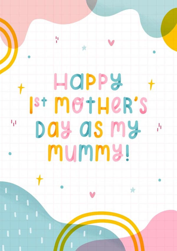 Mummy 1st Mother's Day card created by Joanne Hawker