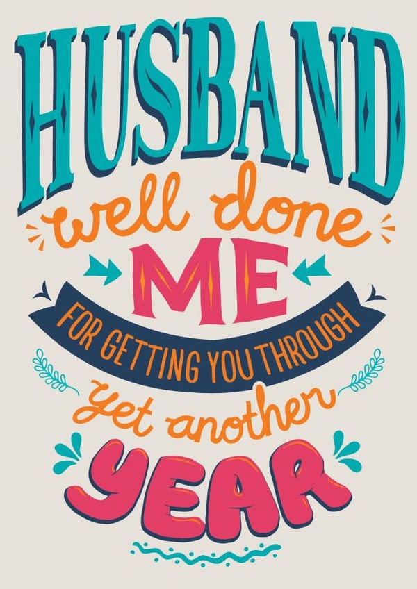 Husband Well Valentines Day Card 20240 created by Dan McFadden