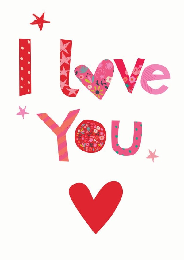 I Love Valentines Day Card 6095 created by YTR Studios (Yasmin Tara)