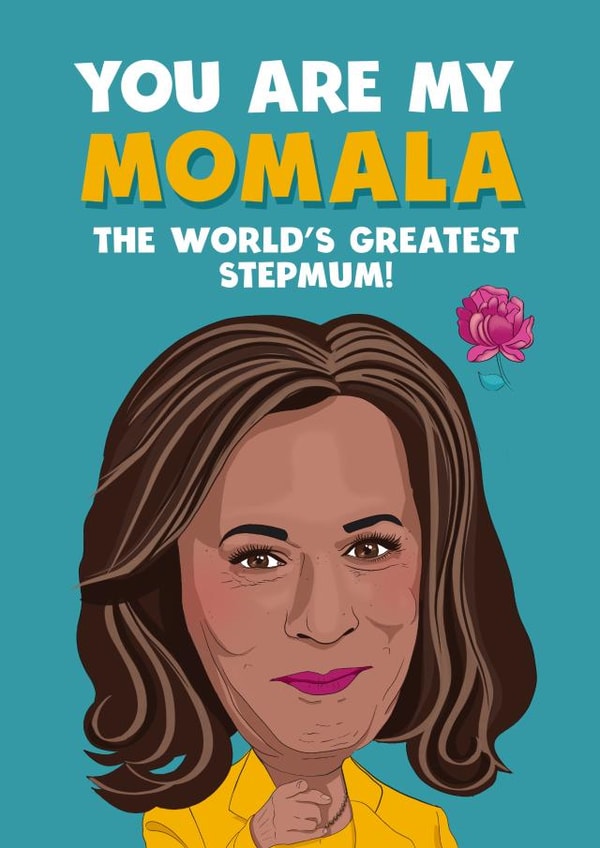 momala kamala harris Mothers Day Card 3367 created by Kasia Cards