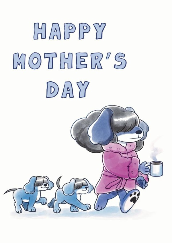 coffee children Mothers Day Card 37756 created by Chantelle Carney